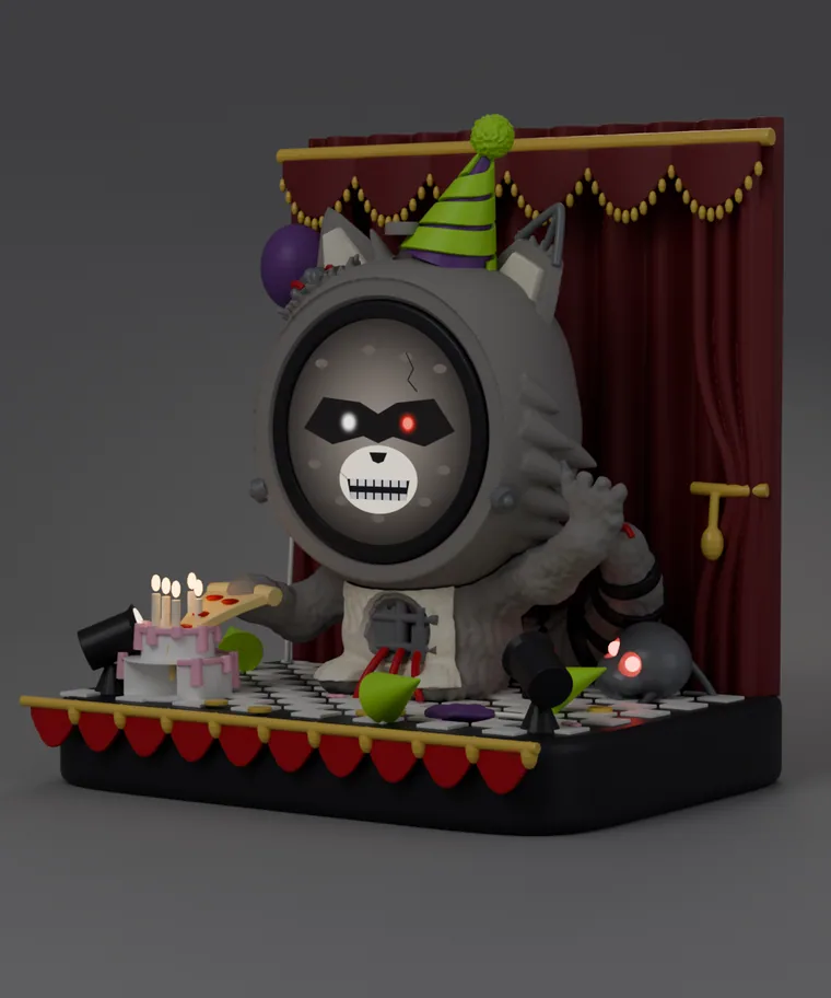 Bandit from three-quarters