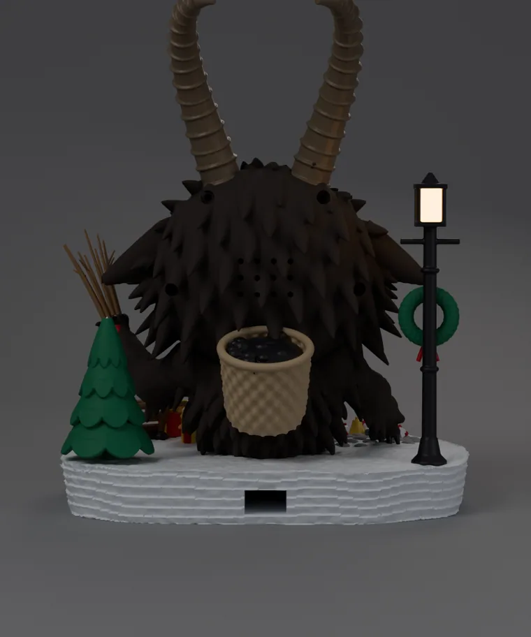 Krampus from the back