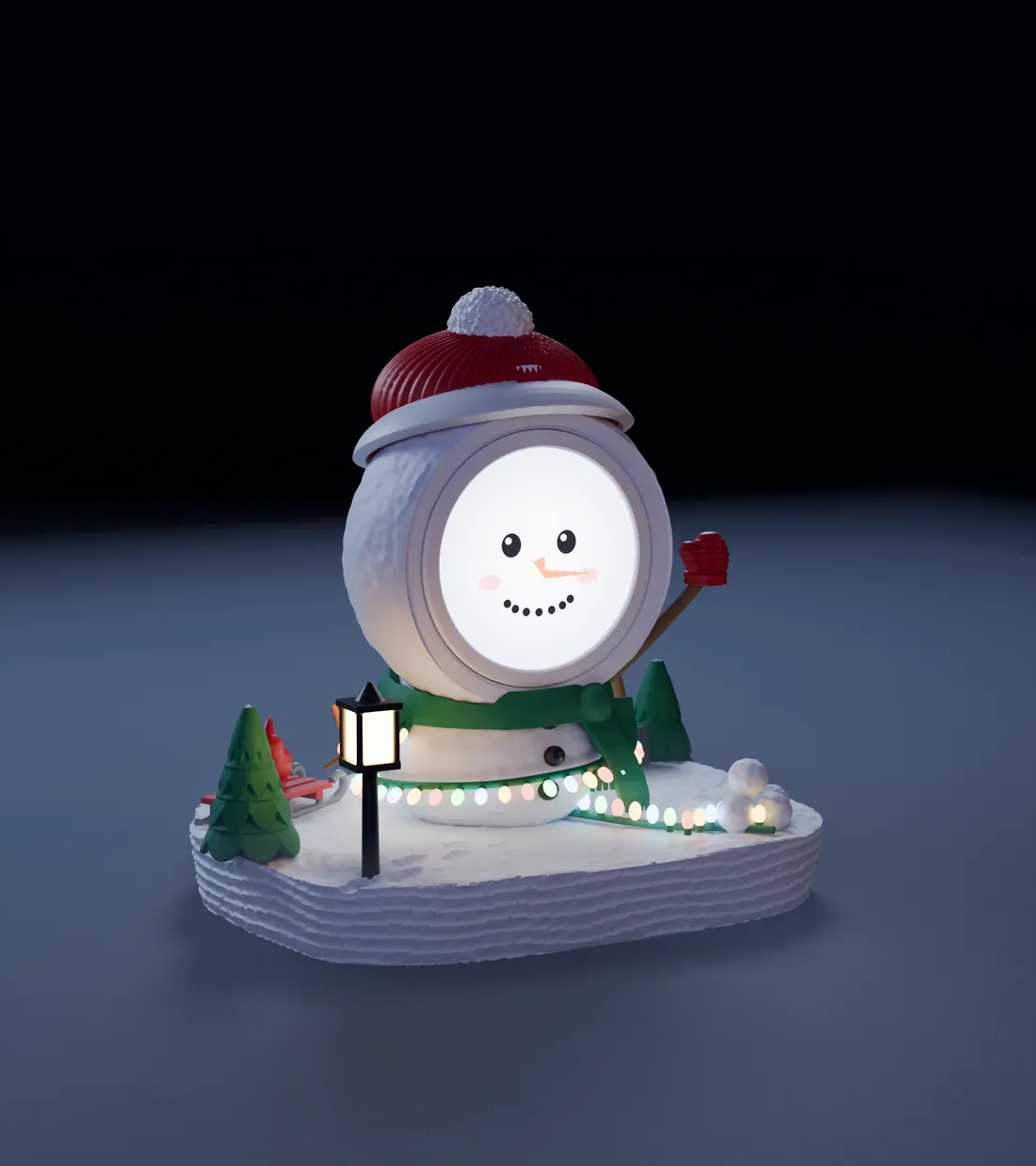 Flurry, the snowman FrightBuddy
