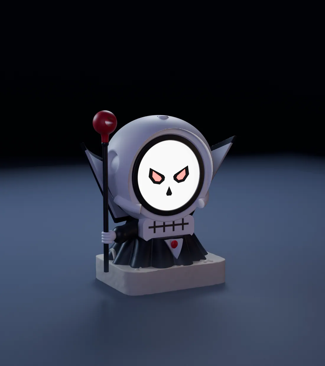 FrightMaps Skull, the the frightmaps mascot FrightBuddy