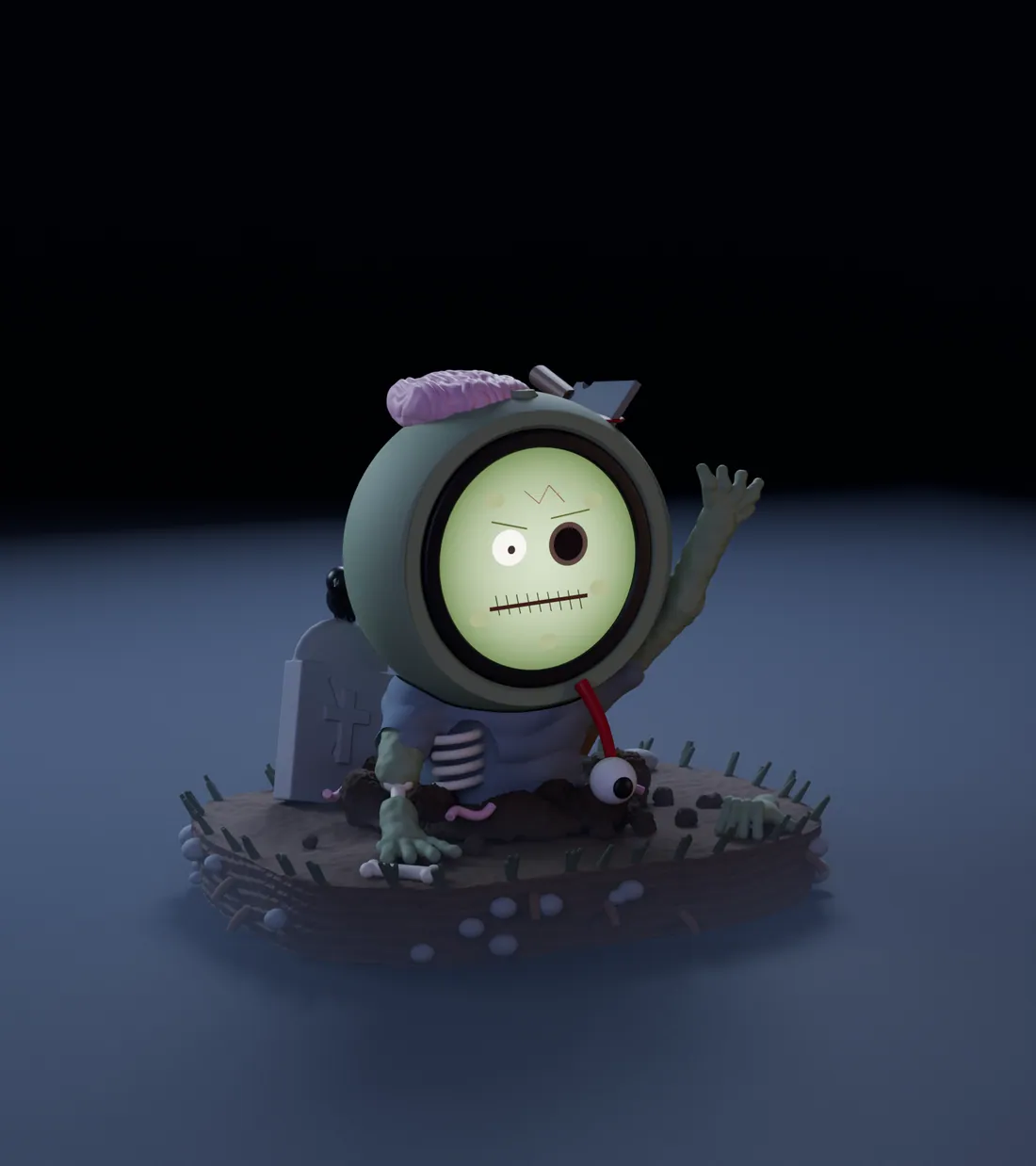 Rot, the zombie FrightBuddy