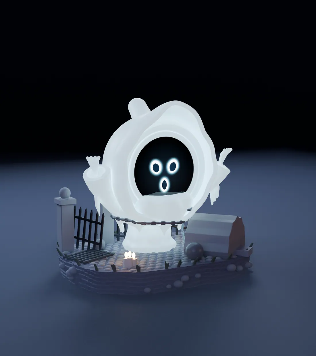 Wisp, the chained ghost FrightBuddy